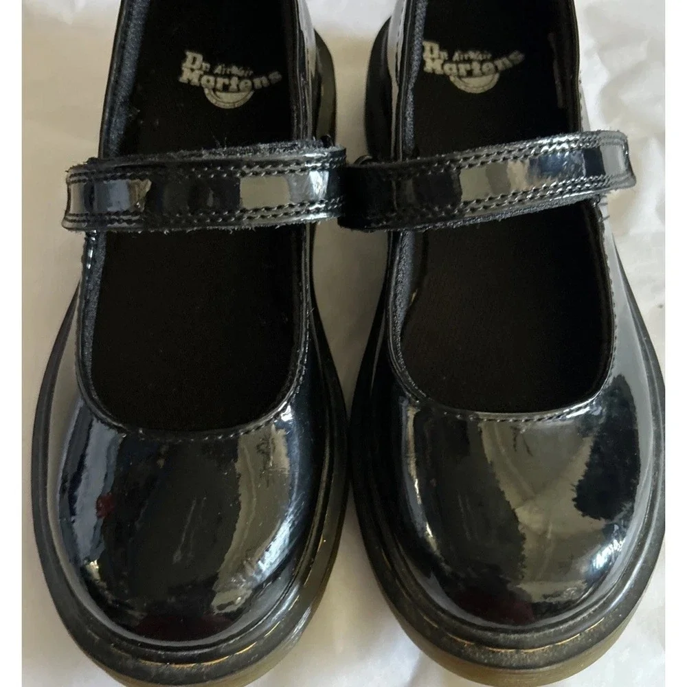 Girls Dr Martens Maccy Airwair Leather Mary Jane's Size 1 Euro 32
